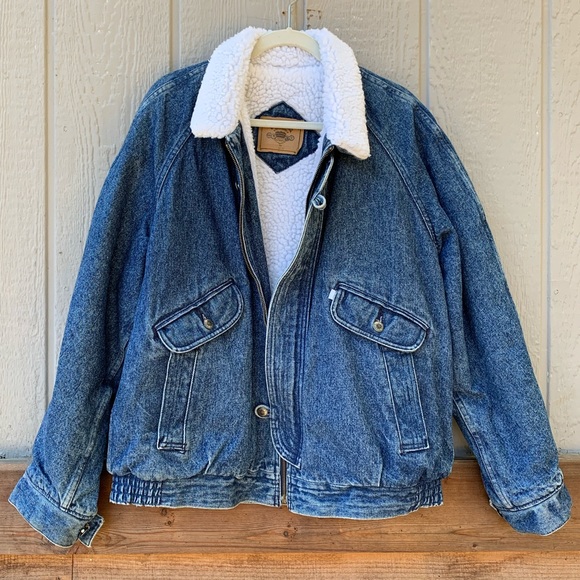 Levi’s oversized sherpa lined heavyweight vintage denim jacket - Picture 7 of 16